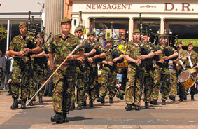 Caithness Armed Forces Parade in Wick